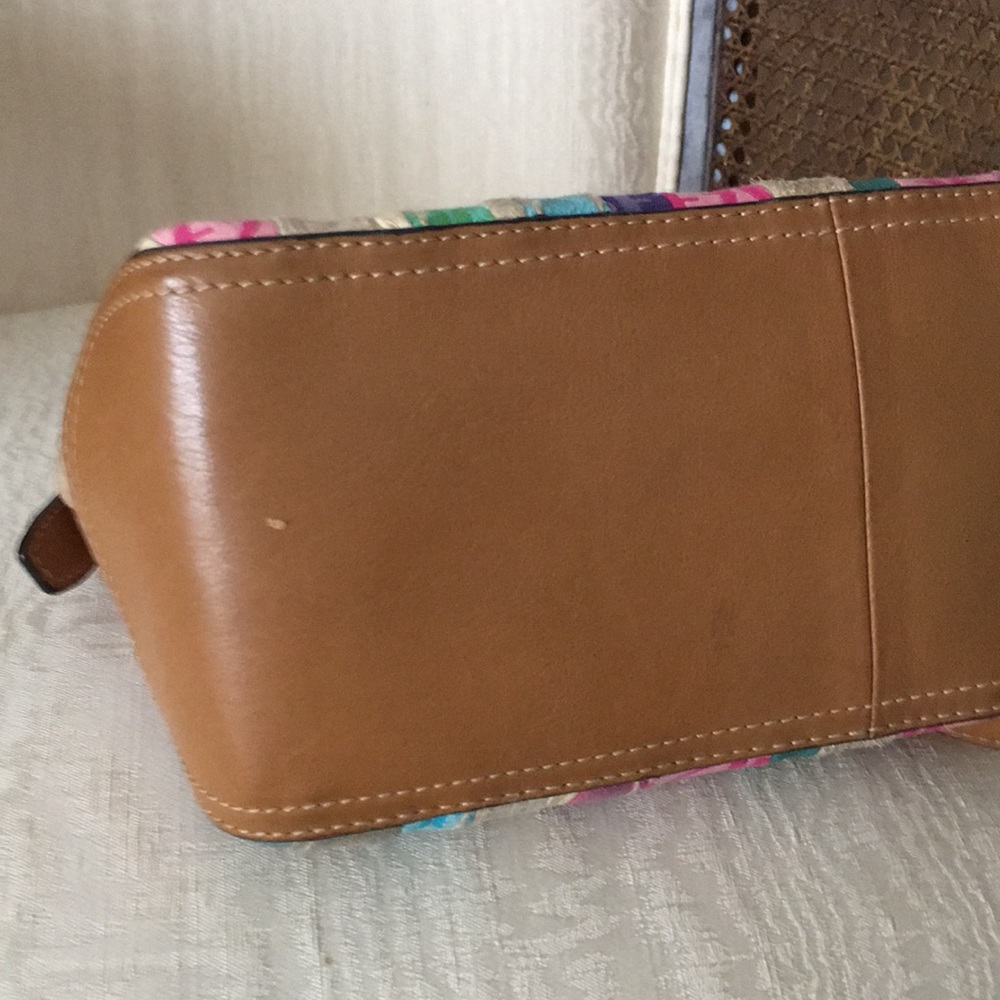 Fossil Signature Canvas Satchel - image 7